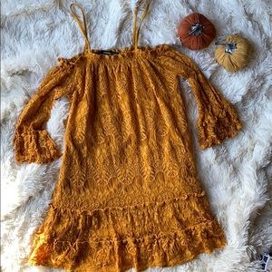 Faith and flower lace tunic
